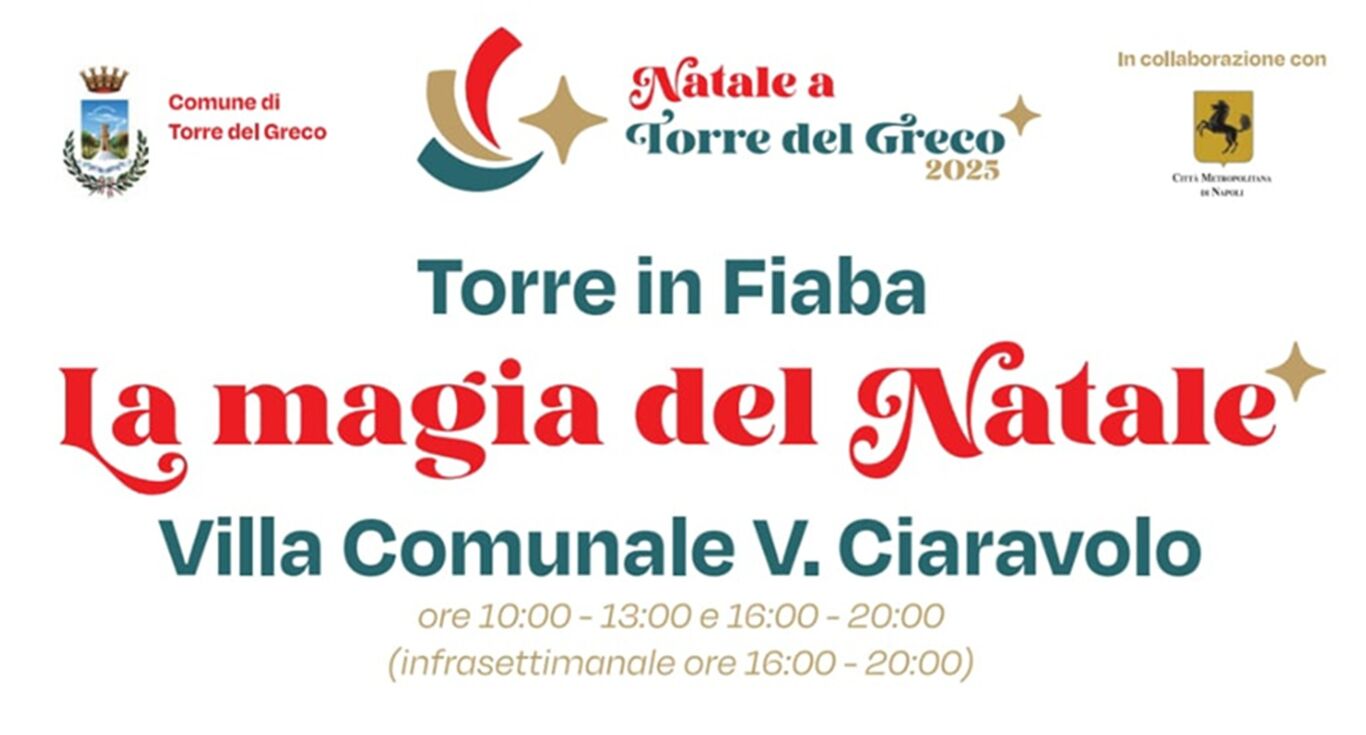 Natale a Torre del Greco, eventi per bambini tra Villa Ciaravolo e Villa Macrina