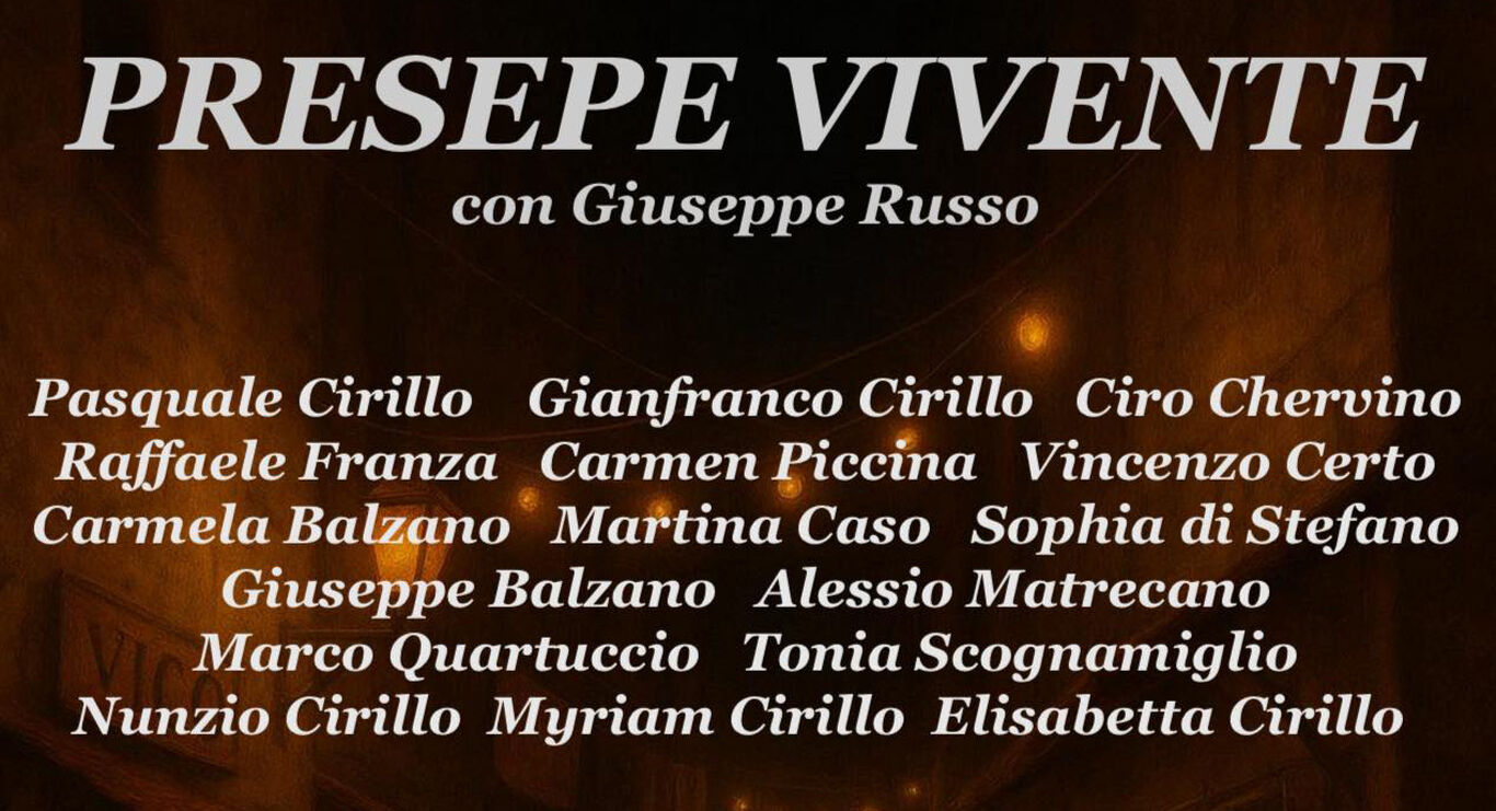 Torre Annunziata – L'associazione The Art presenta la prima edizione del “Presepe vivente”