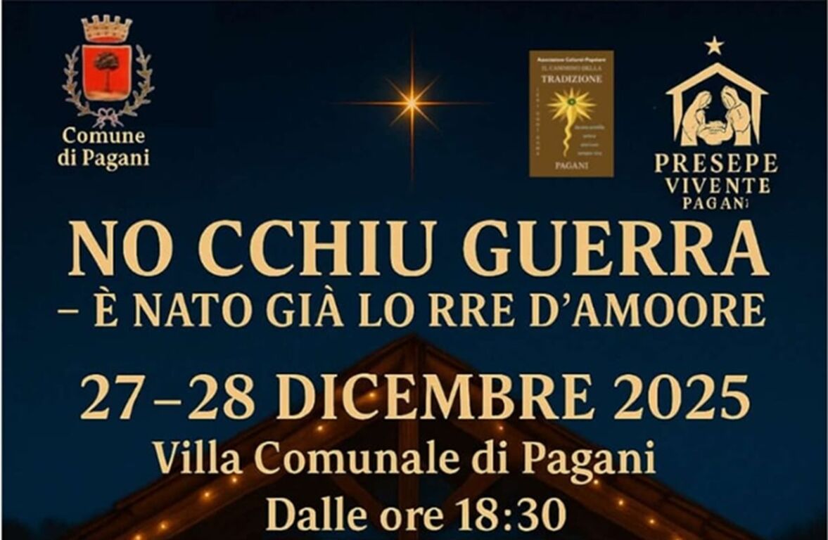 Presepe Vivente di Pagani, la prima edizione dedicata alla pace e alla comunità