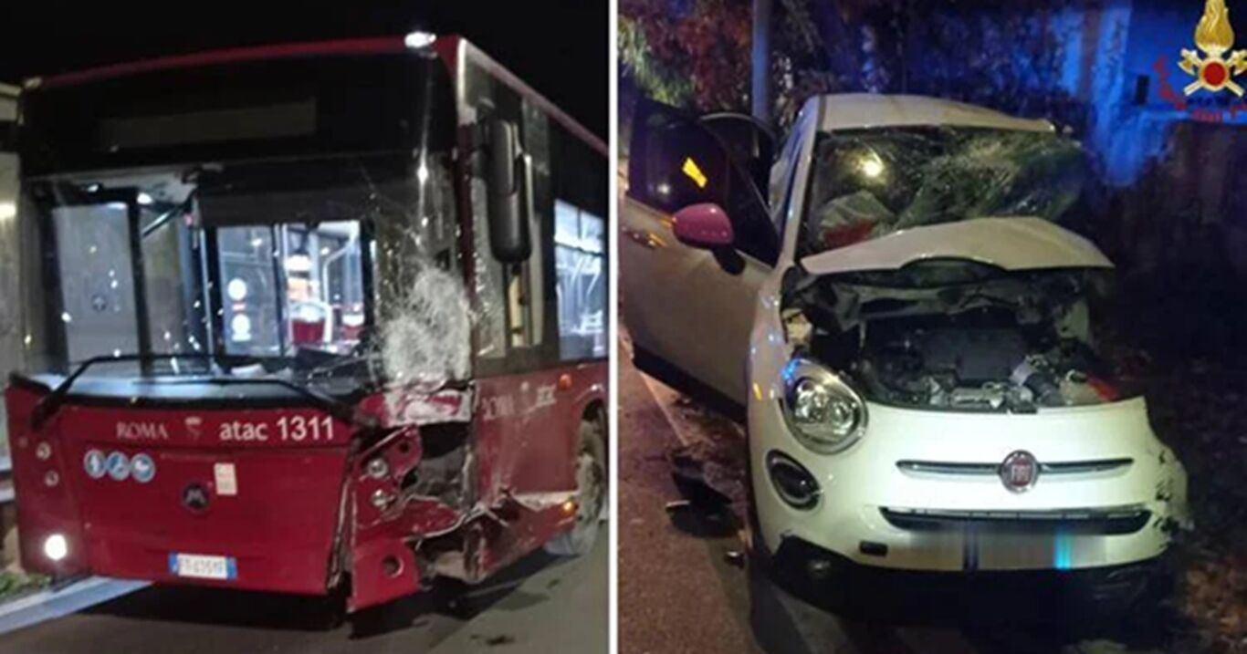 Scontro tra auto e bus ad Acilia: morta 27enne, ferita l'amica