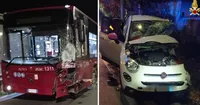 Scontro tra auto e bus ad Acilia: morta 27enne, ferita l'amica