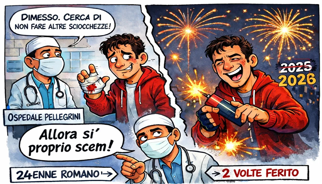 Botti di Capodanno a Napoli, 24enne ferito due volte: perde tre dita e poi si ustiona al volto