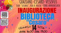 Torre Annunziata, inaugurazione della Biblioteca “Cesaro” e Open Day del Graziani–Cesaro–Vesuvus
