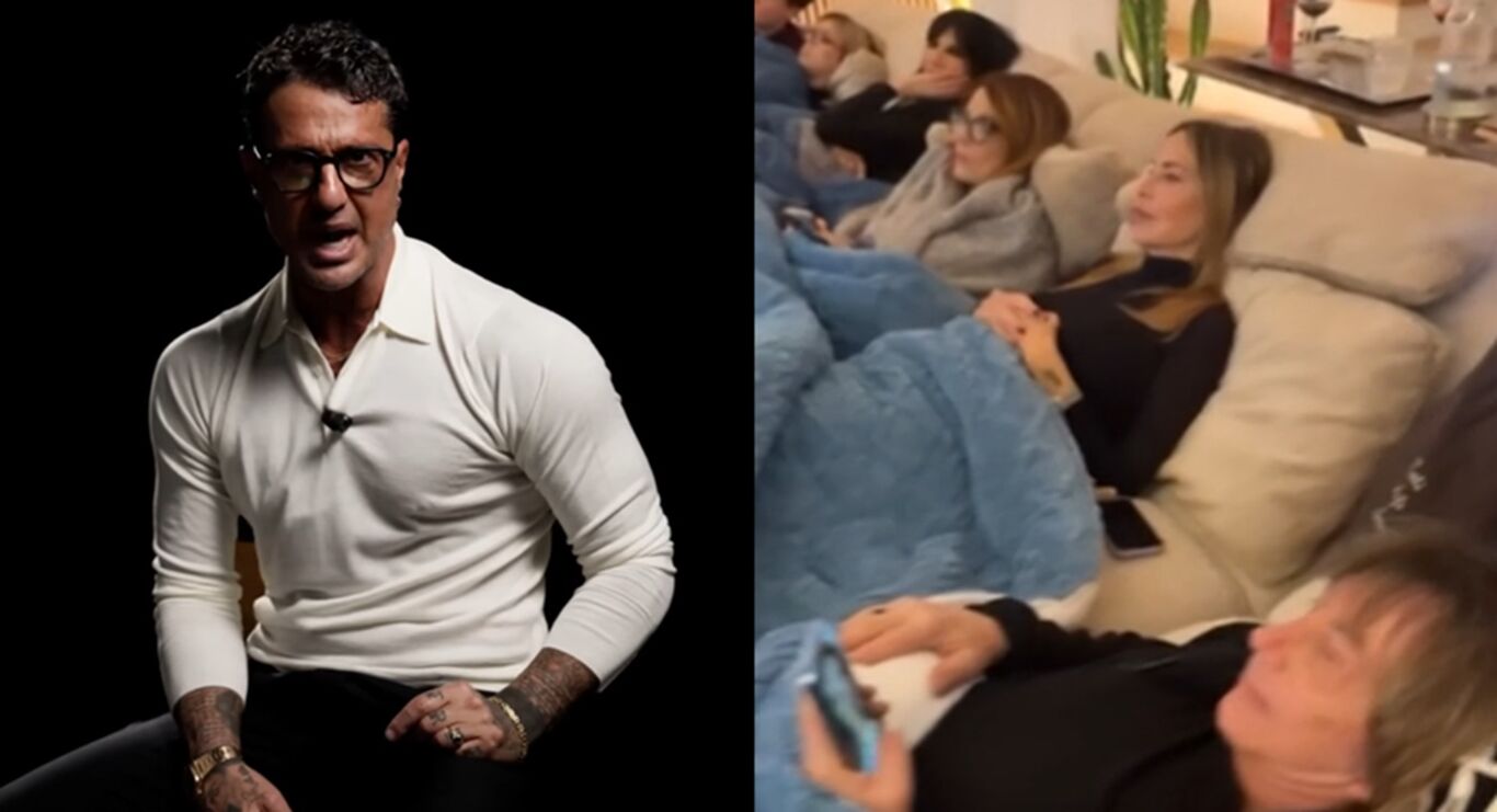 Grande Fratello, sei ex gieffini (amici di Signorini) si riuniscono per guardare Falsissimo: il video