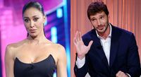 Belen Rodriguez accanto a Stefano De Martino al funerale del padre: "Era lì per sostenerlo"