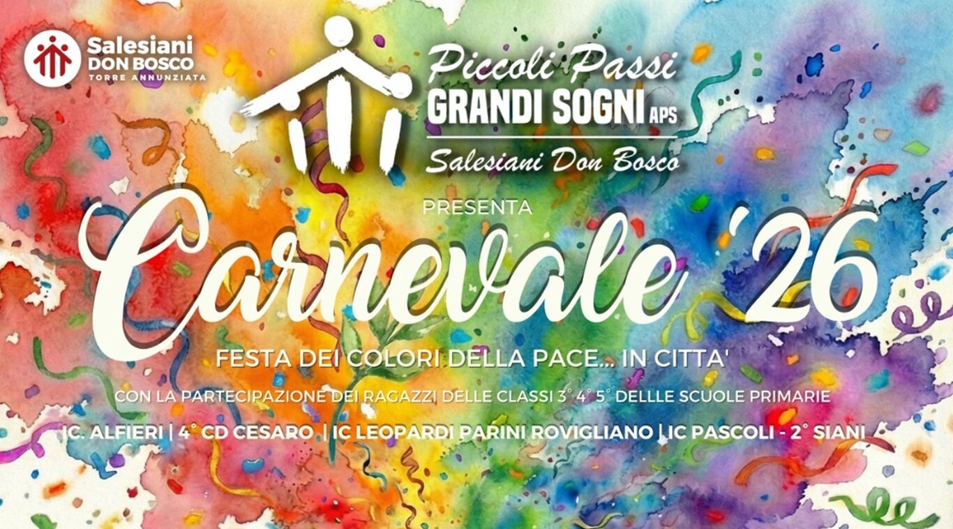 Torre Annunziata, sfilata di Carnevale 2026: studenti in corteo tra musica e inclusione