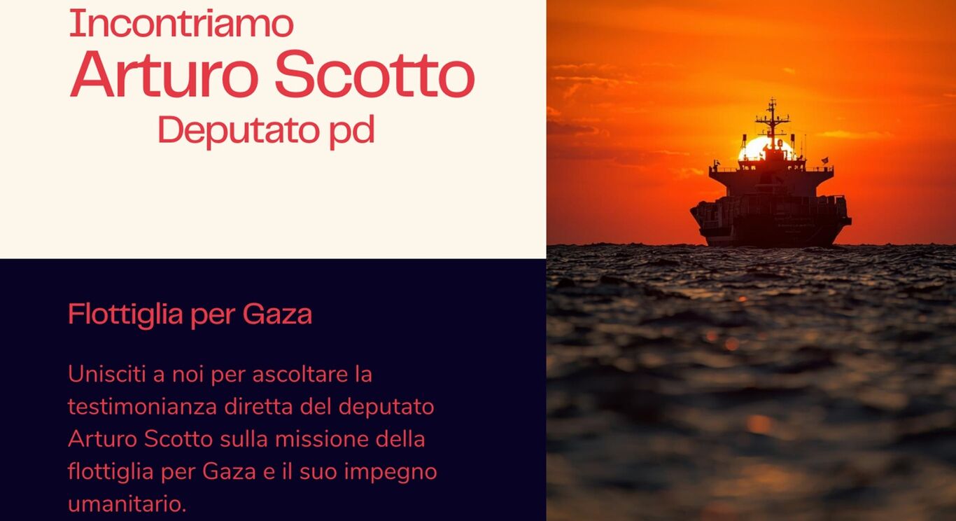 Castellammare di Stabia, SPI CGIL e CGIL: incontro sulla Palestina con Arturo Scotto