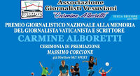 Boscoreale - Terza edizione del premio giornalistico nazionale “Carmine Alboretti”