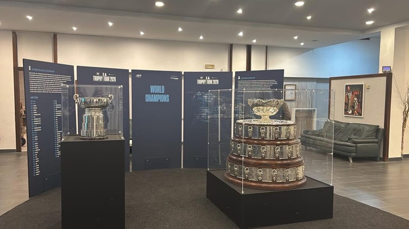 Torre Annunziata, la Coppa Davis e la Billie Jean Cup esposte allo Sport Club Oplonti