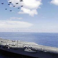 Iran, tv di Stato: "Colpita con droni portaerei Usa Lincoln". Tajani: "Ambasciata italiana a Teheran trasferita a Baku"