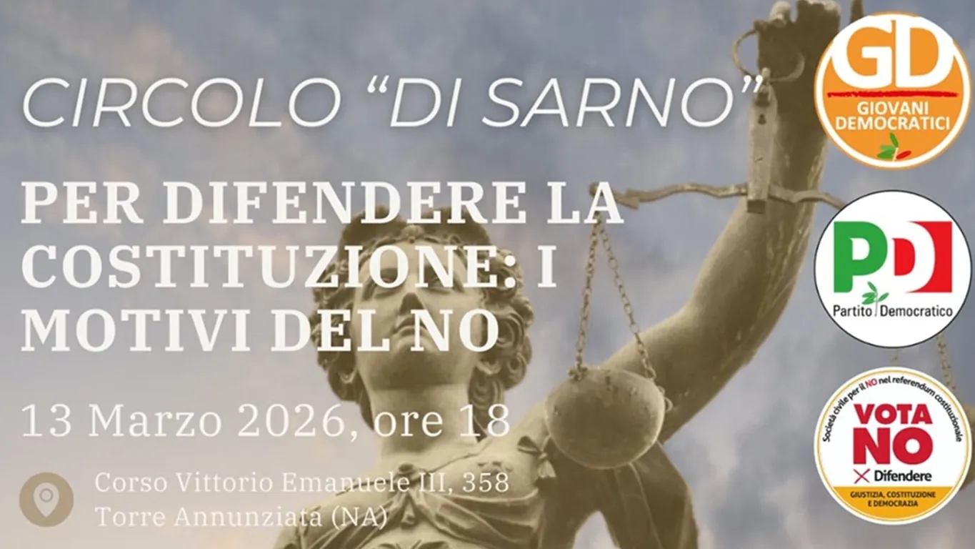 A Torre Annunziata un incontro per difendere la Costituzione: i motivi del NO al referendum