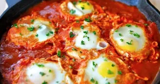 Uova in purgatorio (ricetta napoletana tradizionale)