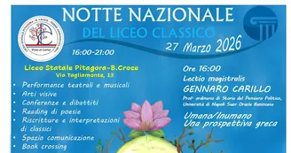 Torre Annunziata –Venerdì 27 marzo appuntamento con “La Notte Nazionale del Liceo Classico”