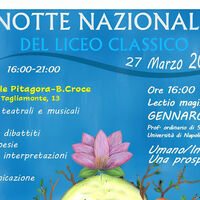 Torre Annunziata –Venerdì 27 marzo appuntamento con “La Notte Nazionale del Liceo Classico”