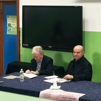 Torre Annunziata – Liceo Pitagora-Croce, la testimonianza di Don Diana in un'opera del prof. Sergio Tanzarella