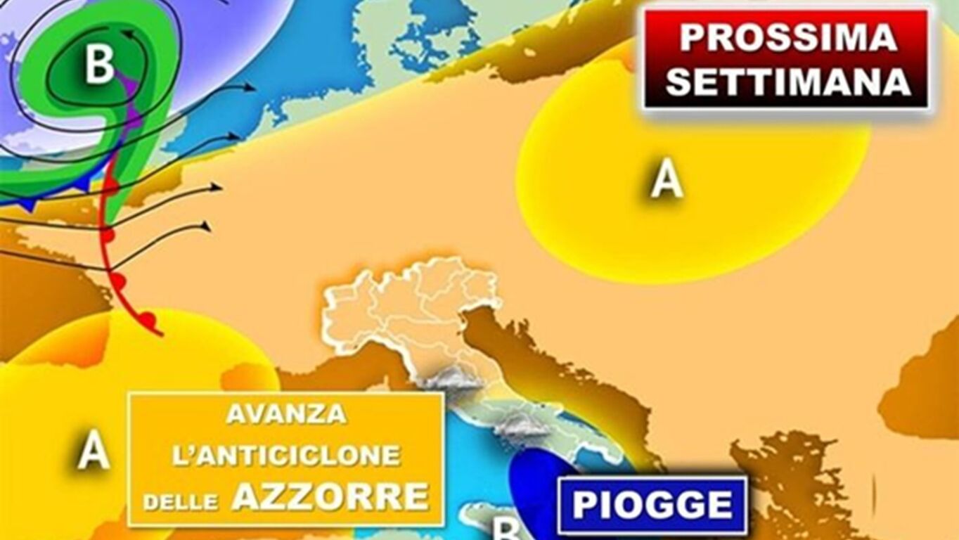 Meteo, classico colpo di coda invernale: giù di 10°C, neve in collina, vento e onde a 8 metri