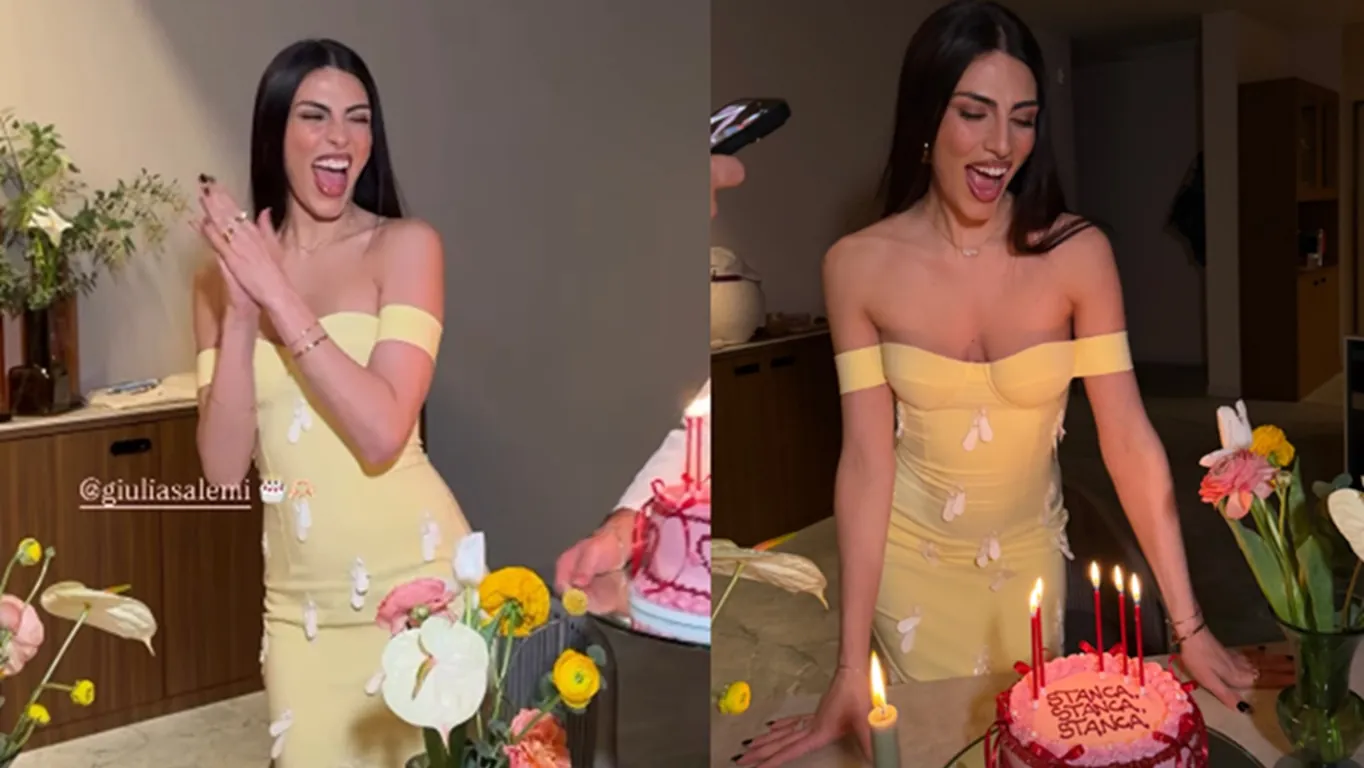 Giulia Salemi compie 33 anni: compleanno tra torte, sorprese e l'amore di Pierpaolo Pretelli e Kian