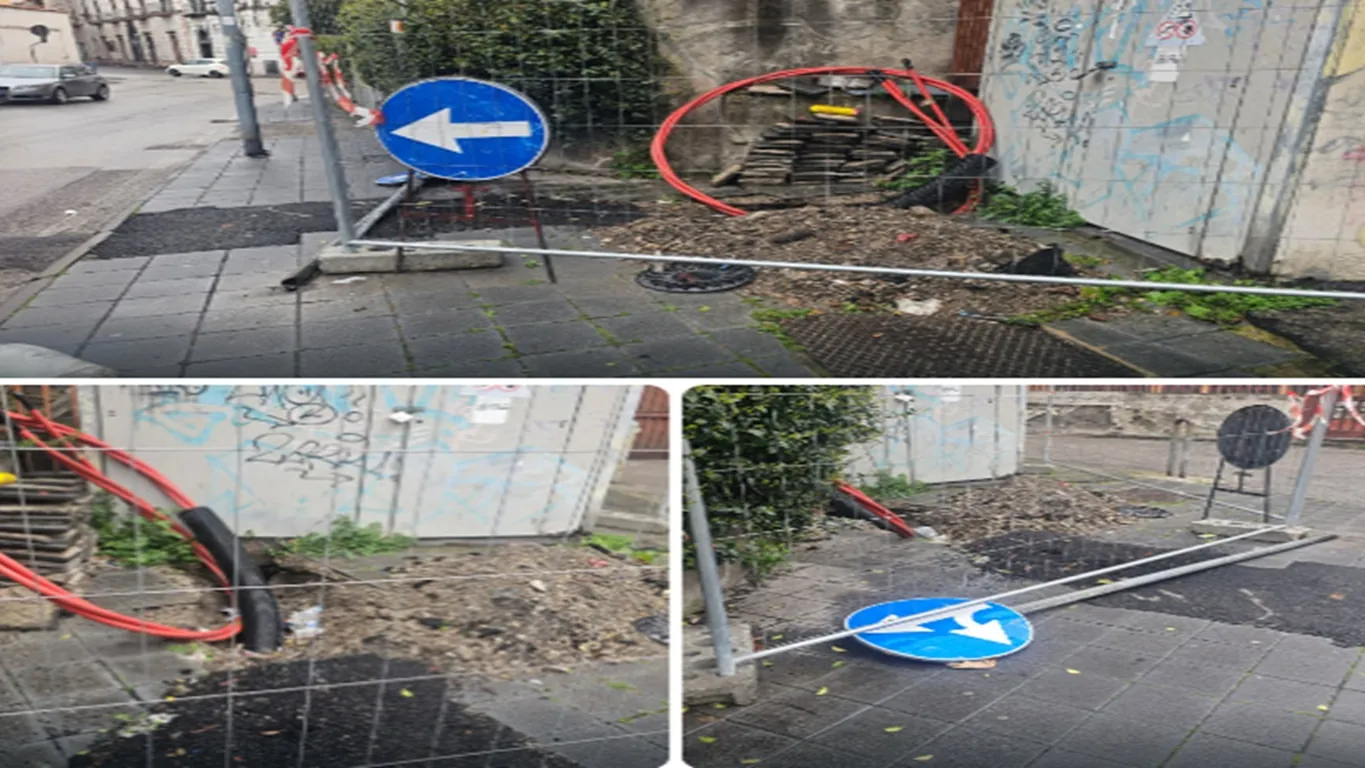 Strade dissestate a Torre Annunziata: rattoppi e lavori senza controllo