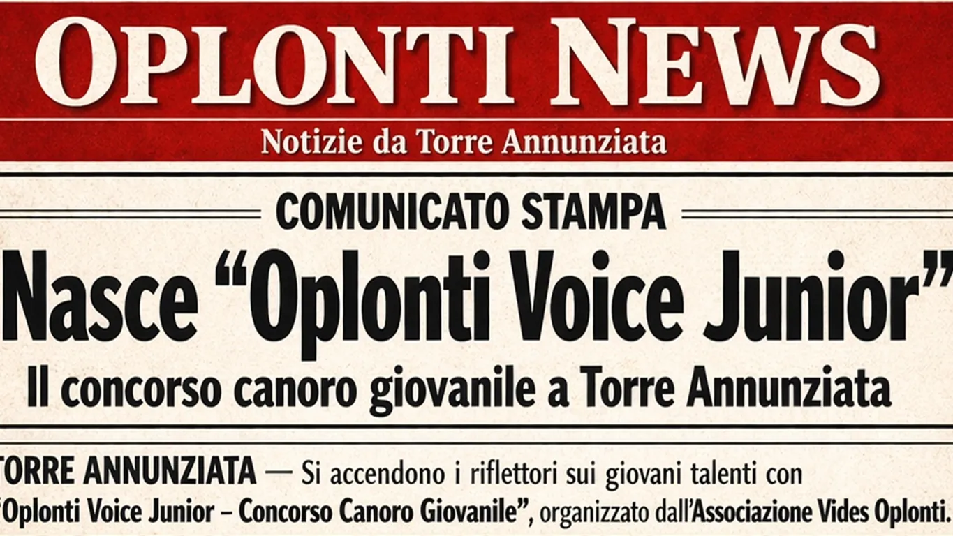 Torre Annunziata, nasce “Oplonti Voice Junior”: spazio ai giovani talenti della musica