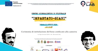 Boscoreale, nasce il Centro Impastato-Siani: cultura e informazione in un bene confiscato