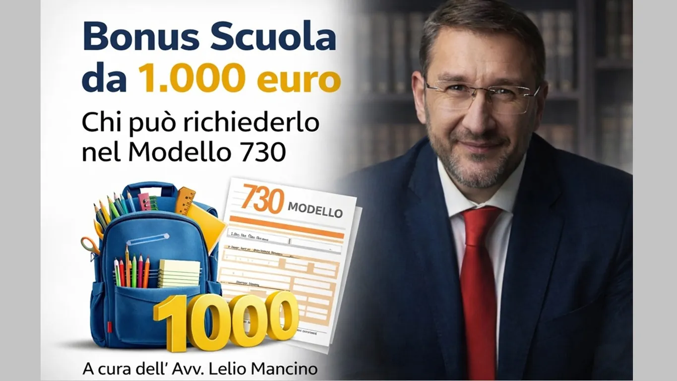 Bonus scuola: come recuperare le spese sostenute per l'istruzione dei figli
