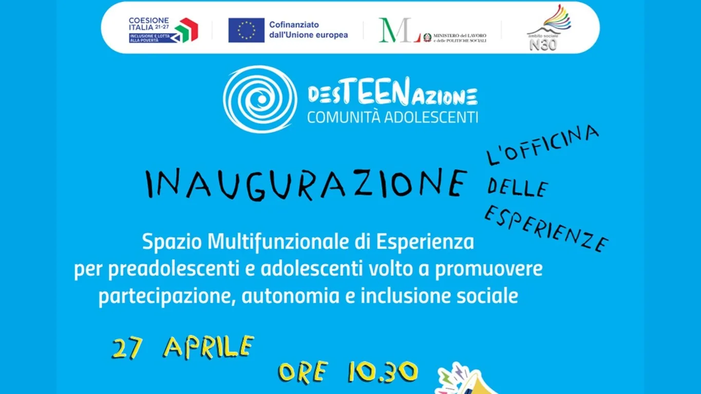 Ambito Territoriale Sociale N30, DesTEENazione: spazi e opportunità per crescere