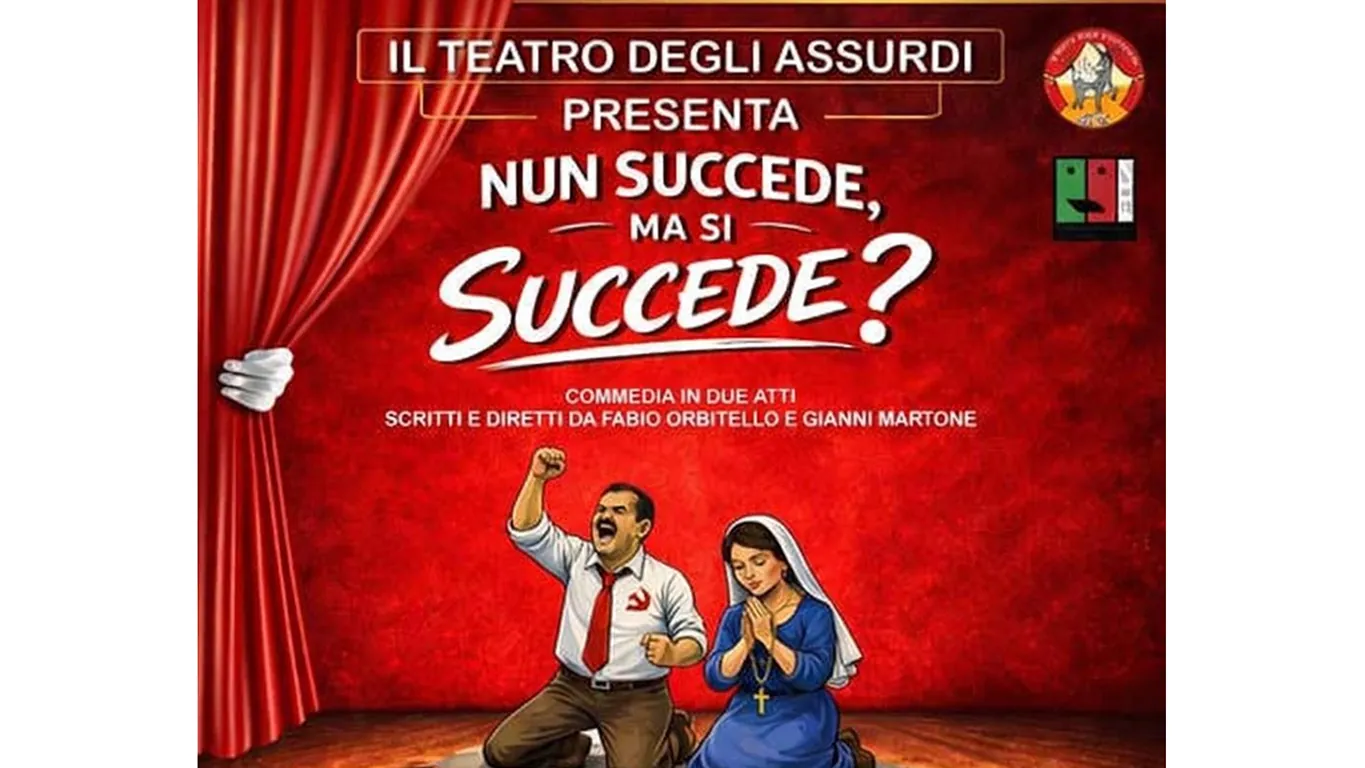 Torre Annunziata - “Non succede… ma se succede?”, commedia brillante al Teatro Sanfrancesco
