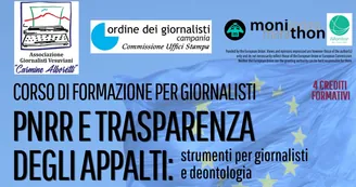 Boscoreale, corso per giornalisti su Pnrr e trasparenza degli appalti