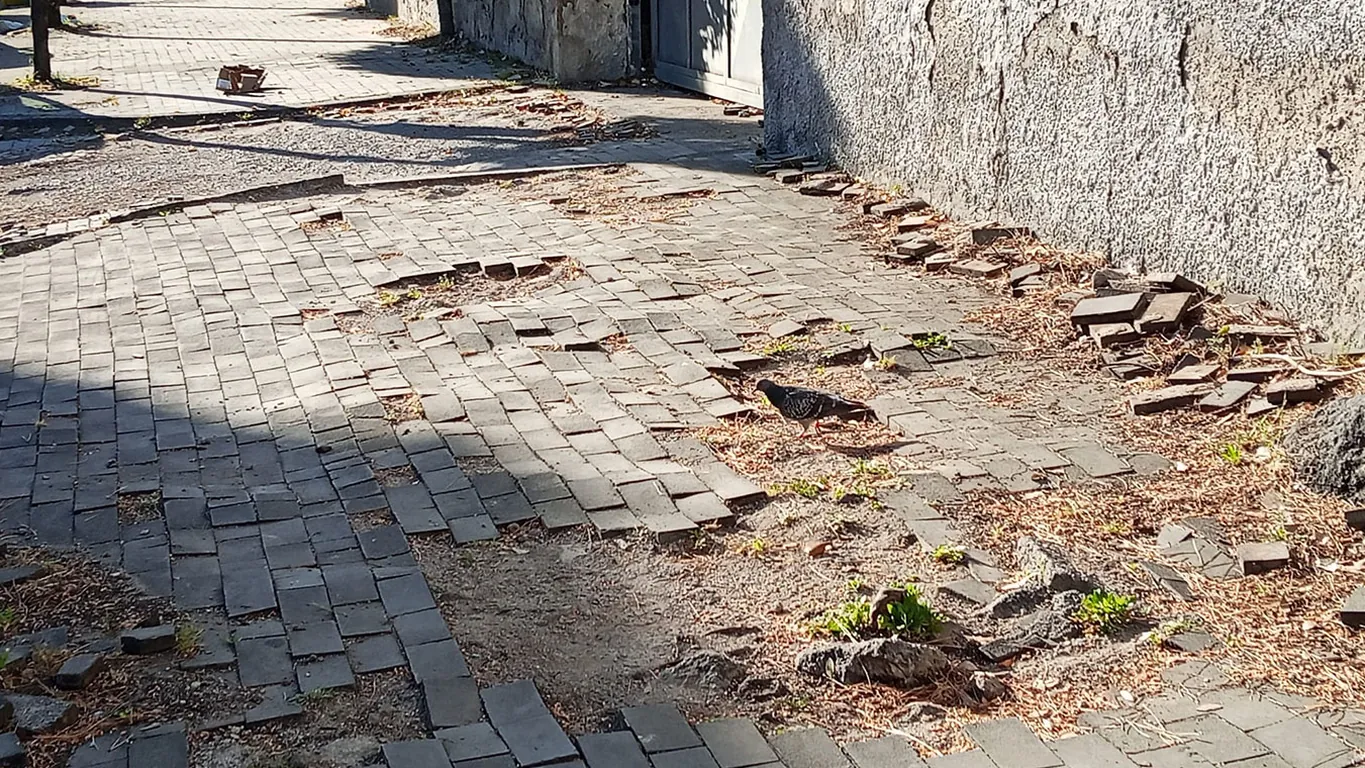Torre del Greco, via Nazionale nel degrado: marciapiedi dissestati e strada ostaggio dell'abbandono