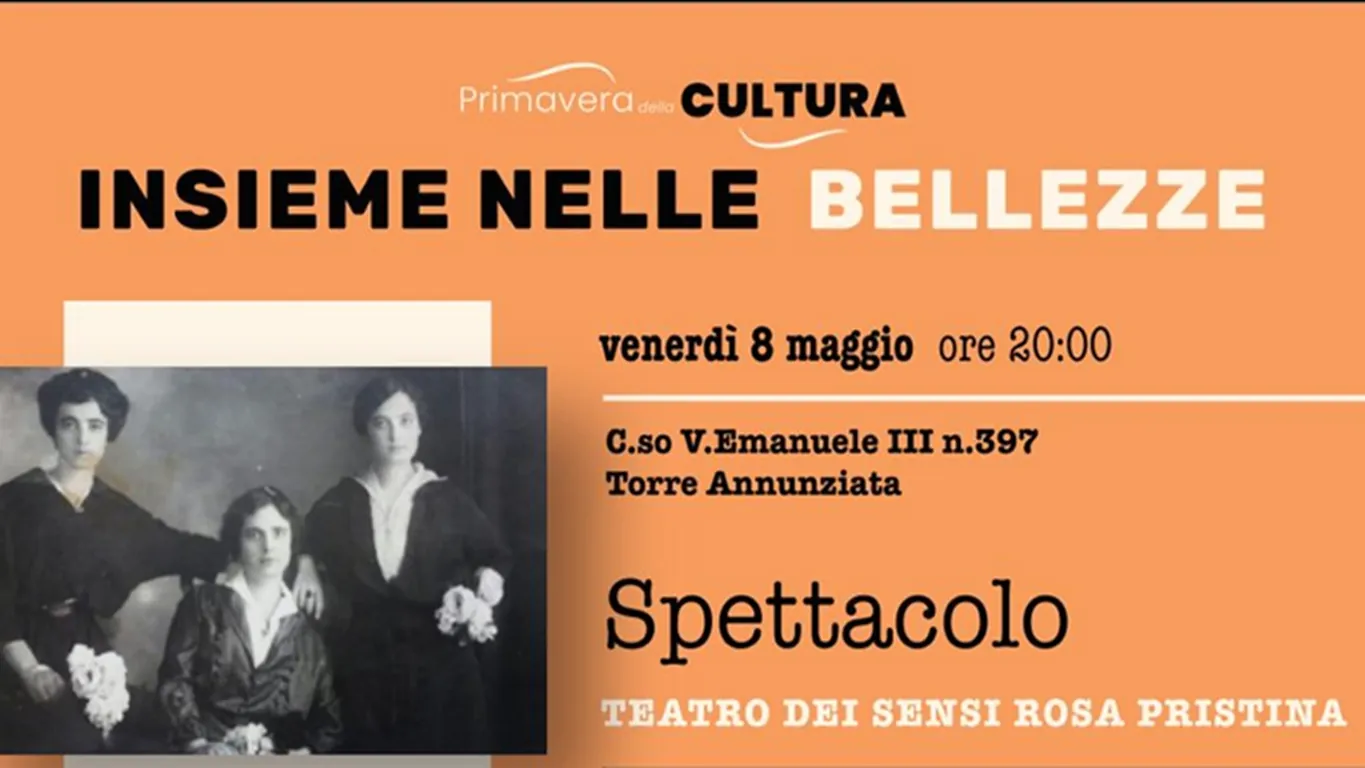 “Insieme nelle bellezze” torna a Torre Annunziata: quattro giorni tra libri, teatro e cultura