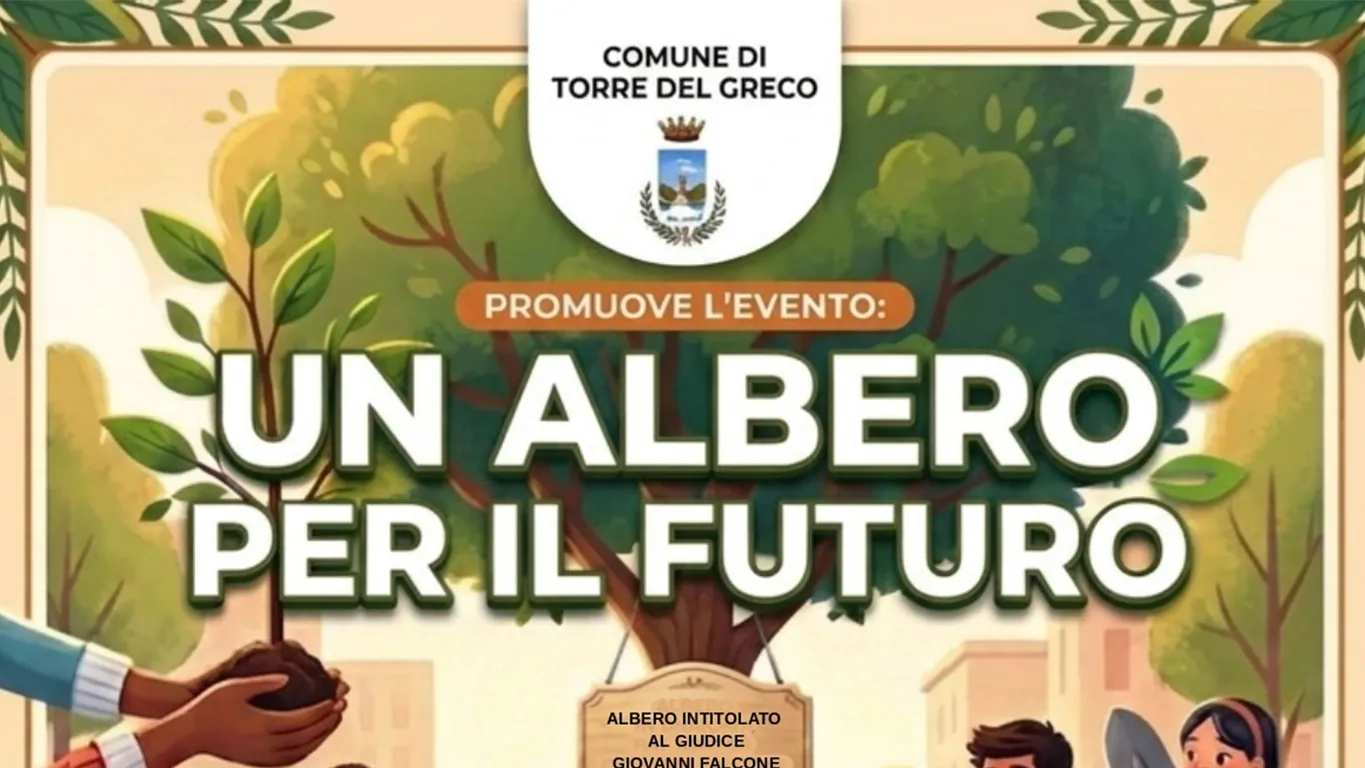 Torre del Greco, “Un albero per il futuro”: studenti e istituzioni insieme nel nome di Giovanni Falcone