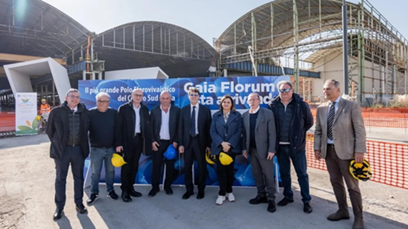 Torre Annunziata, nasce il polo florovivaistico “Gaia Florum”: hub tra innovazione, logistica e formazione