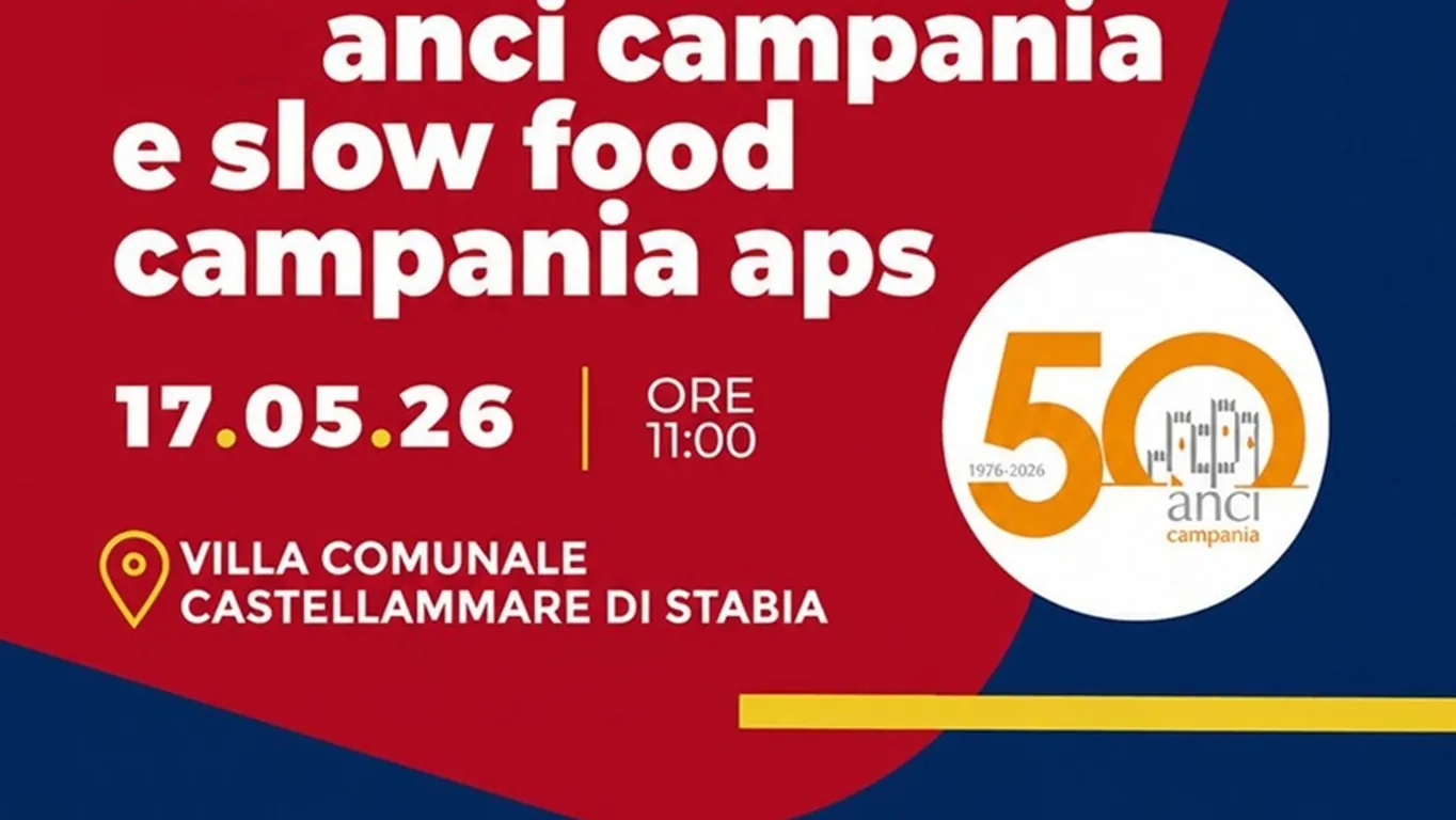 Castellammare, Anci Campania e Slow Food Campania: accordo per il diritto al cibo e le Food Policy