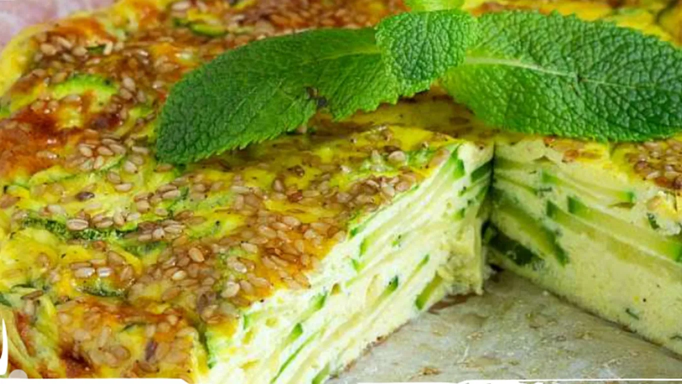 Frittata al forno di ricotta, zucchine e menta