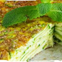 Frittata al forno di ricotta, zucchine e menta