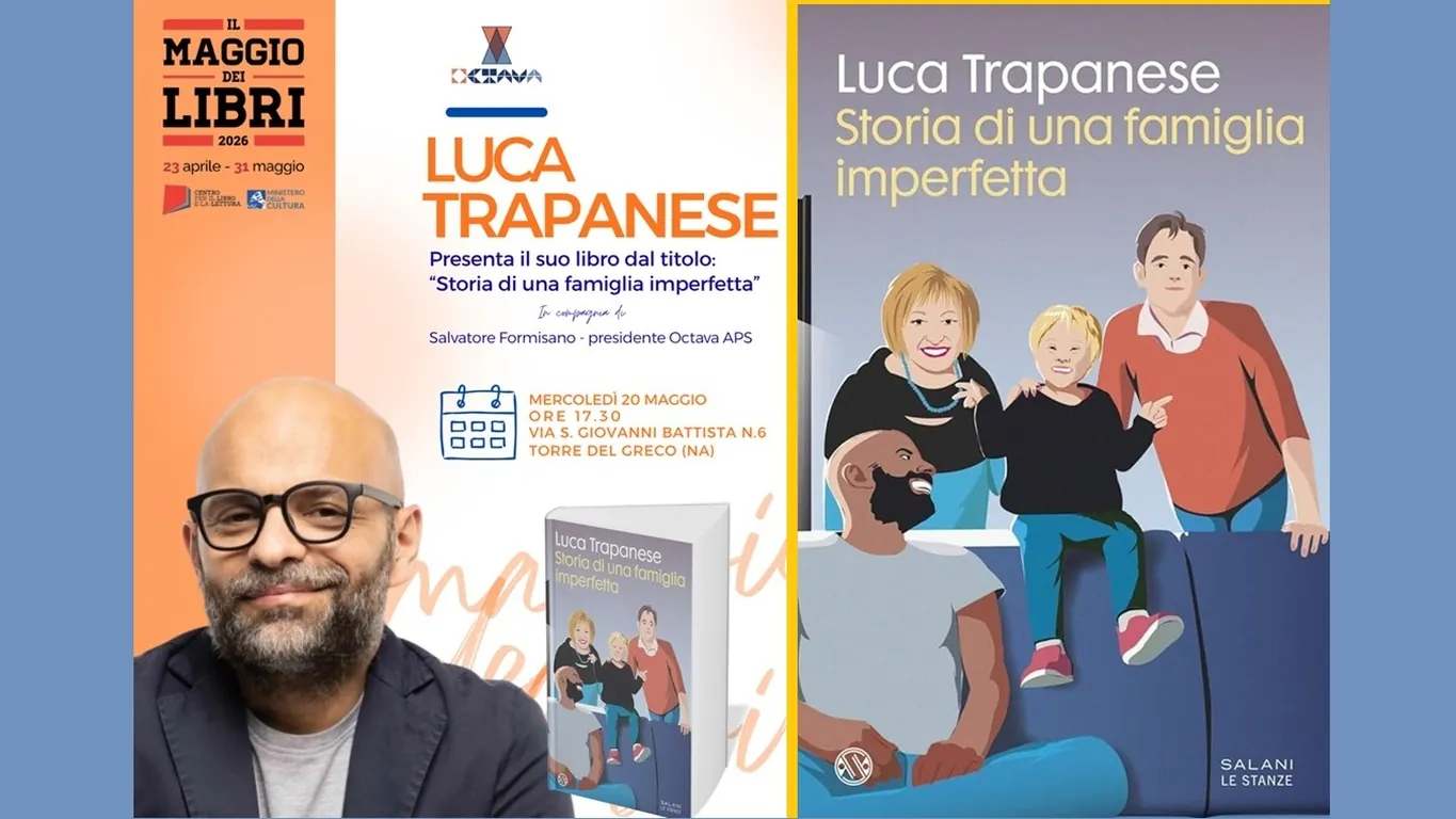 Torre del Greco, Luca Trapanese ospite di Octava APS per “Il Maggio dei Libri”