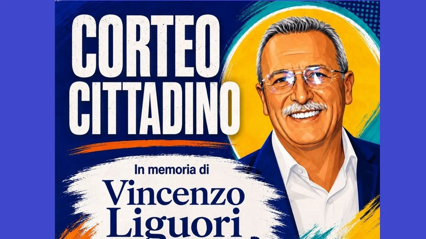 Pollena Trocchia, corteo cittadino in memoria di Vincenzo Liguori: vittima innocente di camorra