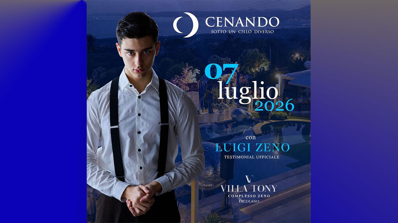 Ercolano, Luigi Zeno testimonial di “Cenando sotto un Cielo Diverso” 2026