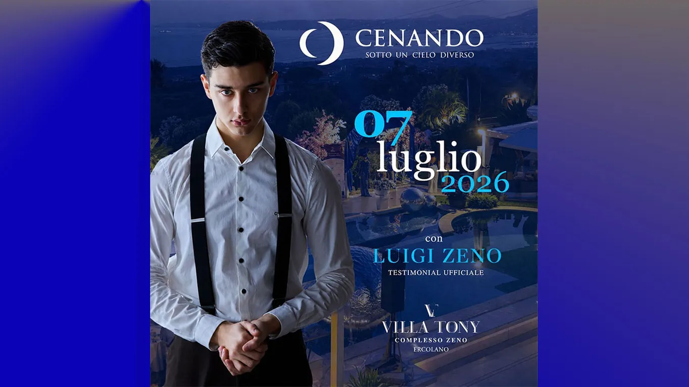 Ercolano, Luigi Zeno testimonial di “Cenando sotto un Cielo Diverso” 2026