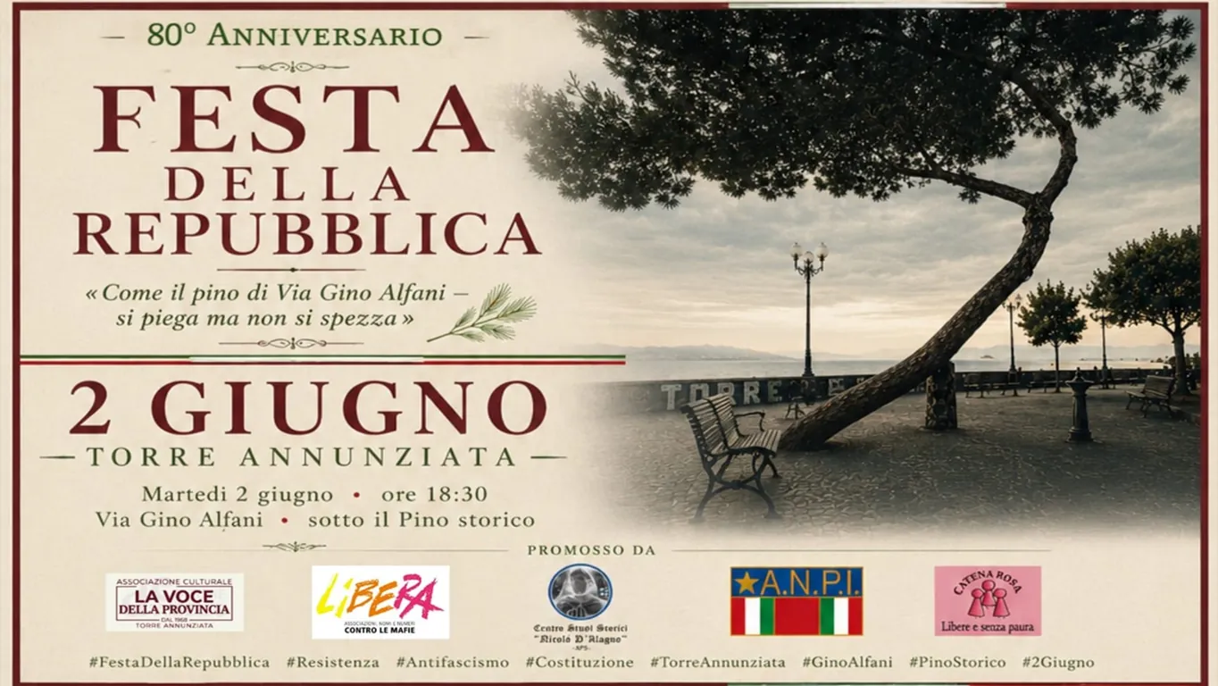 Torre Annunziata celebra gli 80 anni della Repubblica: memoria, identità e impegno civile
