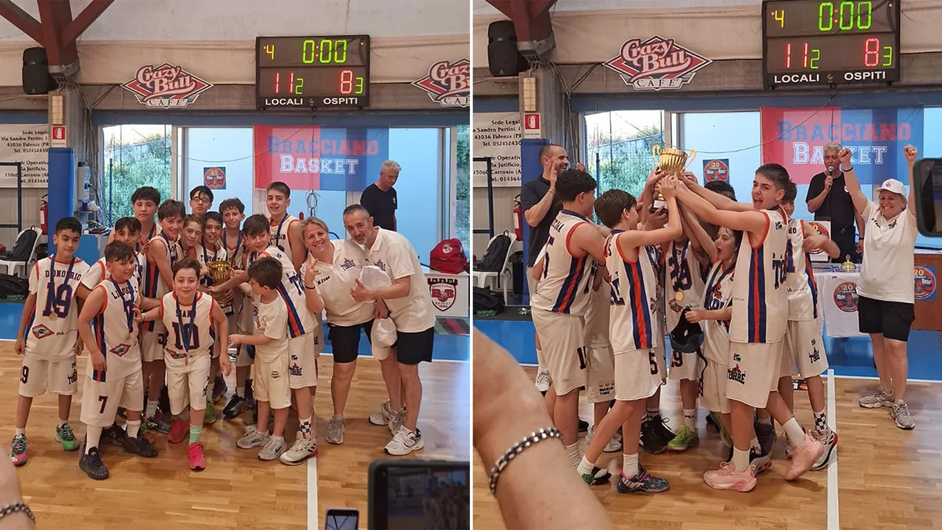 Basketorre 2009, impresa a Bracciano: gli Esordienti conquistano il prestigioso torneo nazionale