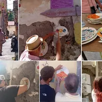 Torre Annunziata, gli studenti portano l'arte nei vicoli della Provolera
