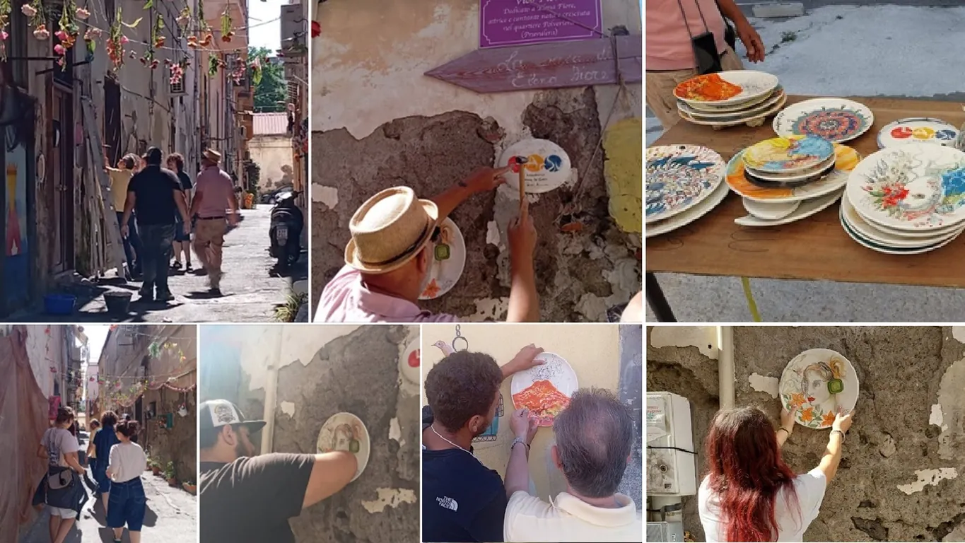 Torre Annunziata, gli studenti portano l'arte nei vicoli della Provolera