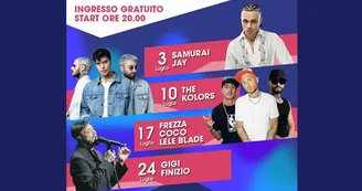 L'estate al MaxiMall Pompeii: da Samurai Jay a The Kolors, passando per CoCo, Lele Blade e Gigi Finizio