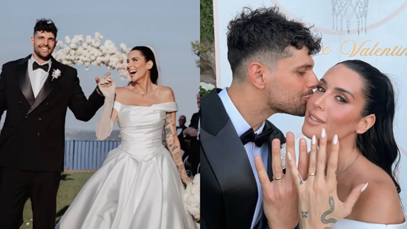 Valentina Vignali e Fabio Stefanini si sono sposati: un amore nato da ragazzi e coronato con il matrimonio