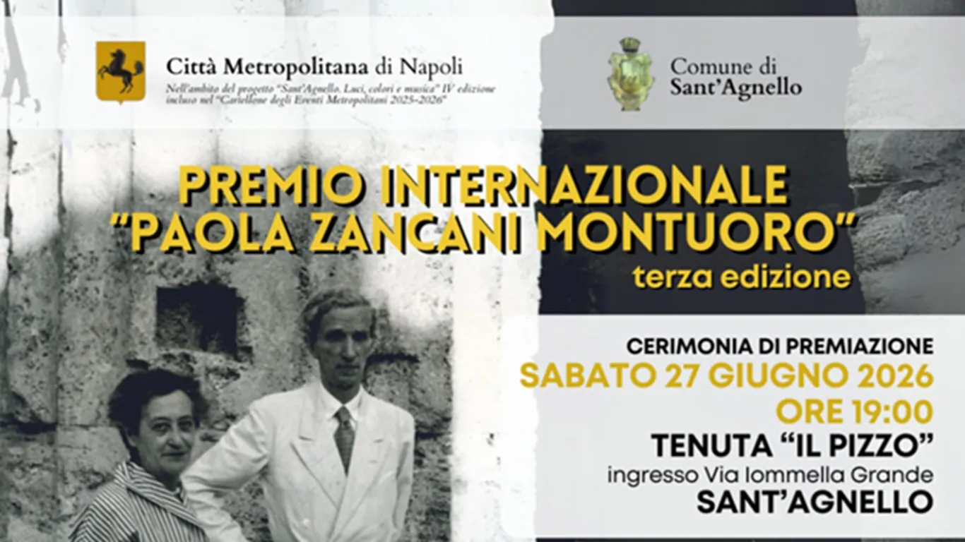Sant'Agnello celebra l'archeologia: il Premio Paola Zancani Montuoro 2026 ad Adriano La Regina