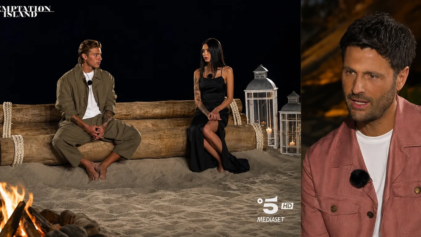 Temptation Island, il falò di Sara e Gabriele: lei piange, poi Bisciglia li convince a lasciarsi