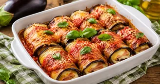 Involtini di melanzane con prosciutto e scamorza, il secondo estivo facile e saporito