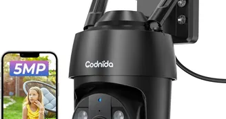 Codnida Telecamera Wi‑Fi 5 MP 360°: Innovazione e Sicurezza per la Casa