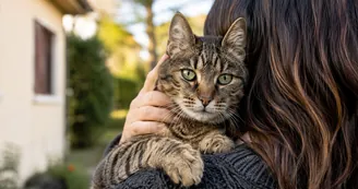 Sat, il gatto che è tornato a casa dopo oltre un anno: «Pensavamo di averlo perso per sempre»